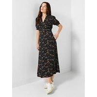 Joe Browns Pop Of Colour Tea Dress - Black