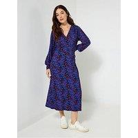 Joe Browns Butterfly Wings Printed Jersey Dress - Black