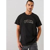 G-Star Raw Embroidered Logo T-Shirt - Black