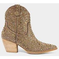 Joe Browns Shooting Star Western Boots - Old Gold