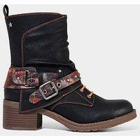 Joe Browns Wild And Free Strappy Ankle Boots - Black Multi