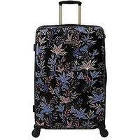 Sara Miller Black Botanic Large Suitcase