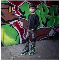 Xootz Kids Light Up Quad Skates - Green Medium