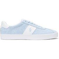 Polo Ralph Lauren Court Vulcan Suede Trainer - Light Blue