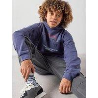 The Very Collection Boys Paris Athletics Graphic Hoodie - Navy