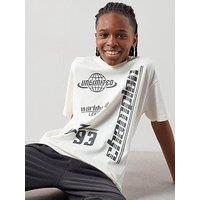 The Very Collection Boys Sport Graphic T-Shirt - Cream