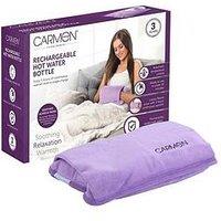Carmen Spa Rechargeable Hot Water Bottle - Purple