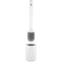 Swan Elevate Flexible Silicone Toilet Brush And Holder White