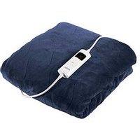 Carmen Fleece Electric Over Blanket- Navy