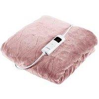 Carmen Fleece Electric Over Blanket- Pink