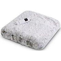 Carmen Fleece Electric Over Blanket- Natural