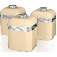 Swan Retro Set Of 3 Canisters
