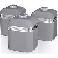 Swan Retro Set Of 3 Canisters