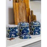 Laura Ashley Set Of 3 Canisters