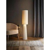 Valuelights Ash Cream Boucle Midi Floor Lamp