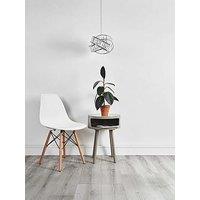 Valuelights Hudson Intertwined Non Electric Pendant Chrome / Clear