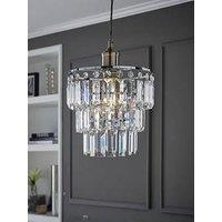 Valuelights Kelsks Ne Pendant Shade Chrome Clear