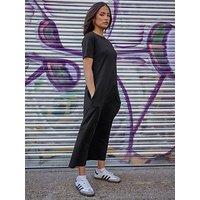 Pixiegirl Petite T-Shirt Maxi Dress - Black