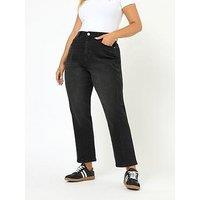 Yours Curve Carrot Jean - Black