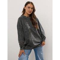 Yours Curve 2 In 1 Jumper - Grey