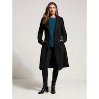 Long Tall Sally Wrap Coat - Black