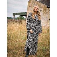 Long Tall Sally Tie Waist Maxi Dress - Brown