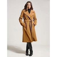 Long Tall Sally Wrap Coat - Natural