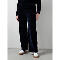 The Very Collection Curve Stretch Cord Wide Leg Trouser Co-Ord - Blue