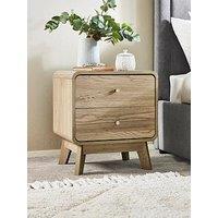 Julian Bowen Ingrid 2 Drawer Bedside Table
