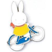 Miffy Spinning Wheels Bike Pin Badge