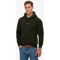 Superdry Micro Logo Fleece Hoodie - Green