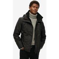 Superdry Hooded Mtn Windbreaker Jacket - Black
