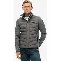 Superdry Storm Popper Softshell Jacket - Grey