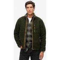 Superdry Outdoor Full Zip Fleece Jacket - Green