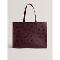 Ted Baker Polka Dot Extra Large Icon Bag - Purple