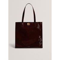 Ted Baker Rose Detail Crinkle Large Tote Bag - Red