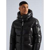 Jack1T Ez Slick Padded Jacket With Detachable Hood - Black