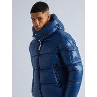Jack1T Ez Slick Padded Jacket With Detachable Hood - Blue