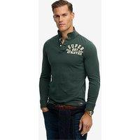 Superdry Vintage Athletic Long Sleeve Polo Shirt