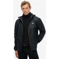Superdry Essential Tri Windbreaker Jacket - Navy