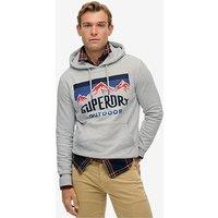 Superdry Mountain Relaxed Hoodie - Grey