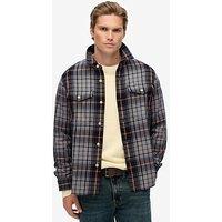 Superdry Merchant Heavy Checked Shirt - Navy