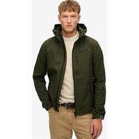 Superdry Hooded Soft Shell Trekker Jacket - Green