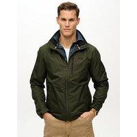 Superdry Non Hooded Logo Windbreaker Jacket - Green