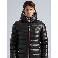 Jack1T R3D Tricolore Lightweight Down Padded Jacket - Black