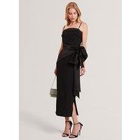 Ted Baker Tailored Sleeveless Dress With Satin Bow - Black