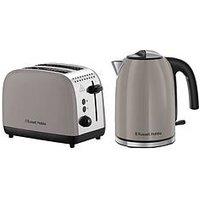 Russell Hobbs Classic Mocha Kettle & Toaster Bundle