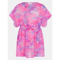 Accessorize Girls Tie Dye Kaftan - Multi