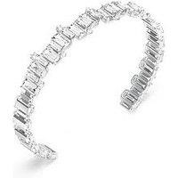 Guess Chandelier Bangle Steel Cubic Zirconia Crystal White Squared Round - Multi