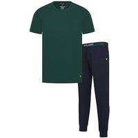 Lyle & Scott Lyle & Scott Cash Short Sleeve Lounge Set - Green